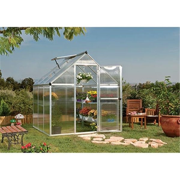 Palram Palram - Canopia HG5006-1B  Mythos Greenhouse - 6 x 6 ft. - Silver HG5006-1B